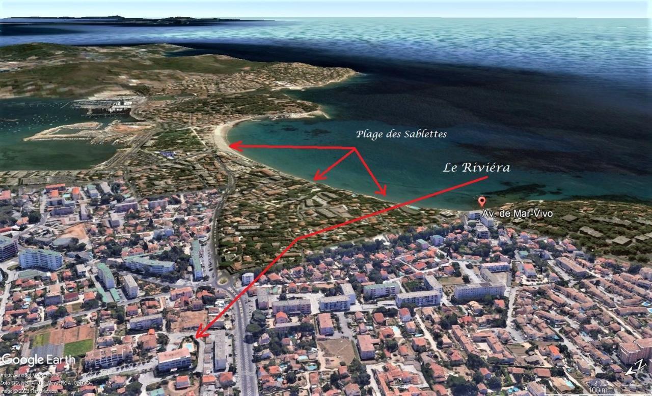 Appartement Avec Piscine Et Garage Proche Plage Et Commerces La Seyne-sur-Mer Eksteriør billede